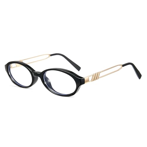Image of Cyxus Oval Blue Light Glasses for Women Fashion UV Blocking Computer Glasses 8242
