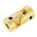 Brass Universal Joint Mini Coupling, gimbaI Coupling Easy to Clean for Industrial Accessories 1piece