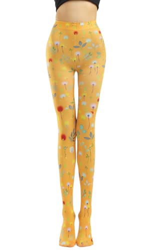 Image of Sahabowi Women's Sheer Tights, Digital Print Designs Stockings