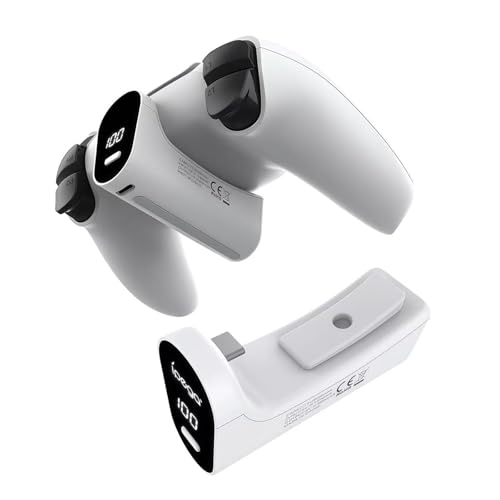 PS5Rg[[p 2000mAh USB Type Cobe[ALEDfBXvCtvC[dLbg PS5G[gRg[[p Q[ANZT[