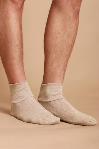 Image of Cottonique Latex-Free Adult Booties made from 100% Organic Cotton (2 pairs /pack)