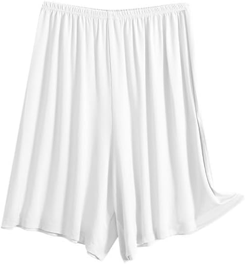 White Modal Base Short Pants Safety Women's Inner Skirt(Style2,Universal sizing)