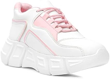 Vendoz Women & Girls White Casual Sports Shoes Sneakers - 36 EU