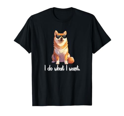 Mens Womens Kids Doge Meme Lover Do What I Want Shiba Inu T-Shirt