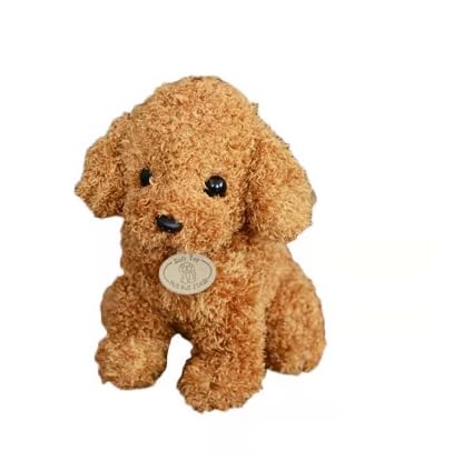 Uposao Jouet en Peluche Réaliste Animaux De Compagnie Peluche Jouet Animal en Peluche Chien Doux...