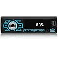 Autoradio 1 Din Bluetooth Autoradio Singolo Din Supporta Radio FM, Chiamate Bluetooth, Controllo App, Ricarica USB, AUX, 7 Colori di Illuminazione