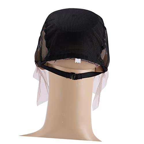 Baluue Wig Accessories 1pc Lace Wig Cap Elastic Hair Net Adjustable Strap Soft Stretchy Mesh Hat for Women
