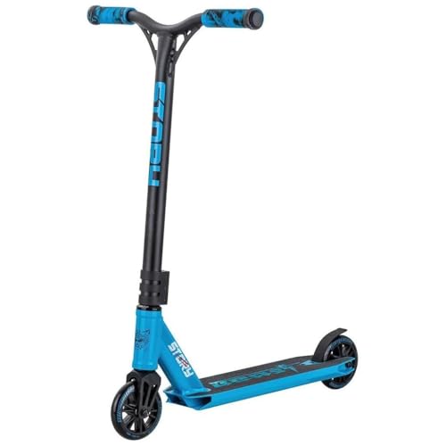 Story Stunt Scooter Beast | Rodamientos ABEC-9 de alto rendimiento | Manillar de 360° para Freestyle | Aleación de aluminio 6061 duradera (arándano)