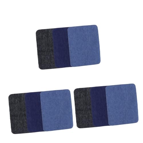 Patchs en denim thermocollants de décoration renforcée pour jeans et vestes en toile