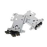 Résistance à l'usure : conçus pour résister à l'usure, ces rouleaux de porte de placard conservent fonctionnalité pendant de longues d'utilisation, porte coulissante en verre, quincaillerie de porte de placard pliante