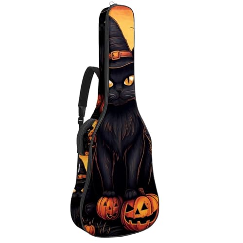 Housse guitare classique chat citrouille pour protéger et ranger votre guitare