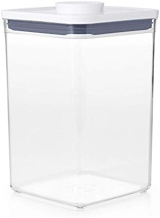 OXO Good Grips POP Container 4.4-Quart Square Airtight Food Storage for for Flour and More (Set of 4)