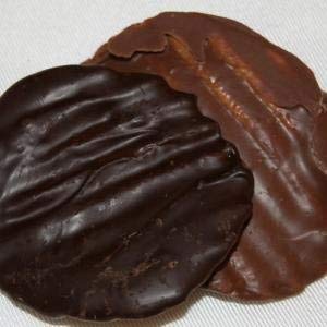 Chocolate Covered Potato Chips (No-Melt Guarantee) (Mix of Both Dark & Milk Chocolate, One Pound)