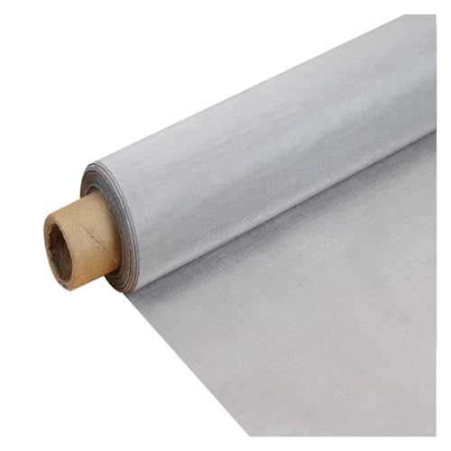 DTVEW Malla Metálica de Acero Inoxidable 304 40 (500 Micras) para Ventilación, Cubiertas Jardín, Filtros, Ventanas 0,13mm Malla Metálica(1x14m)