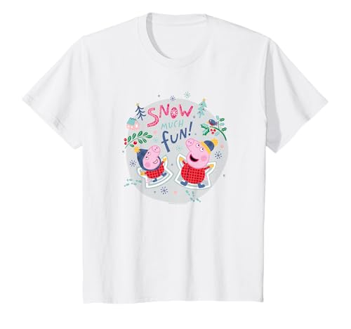 T-shirt Noël Peppa Pig pour enfant habit confortable hiver