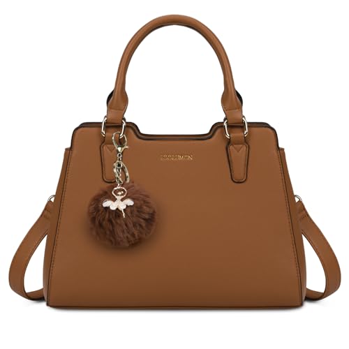 [IGOLUMON] ハンドバッグ レディース 撥水加工 3色 ショルダーバッグ ファスナー付き 肩掛け 斜め掛け