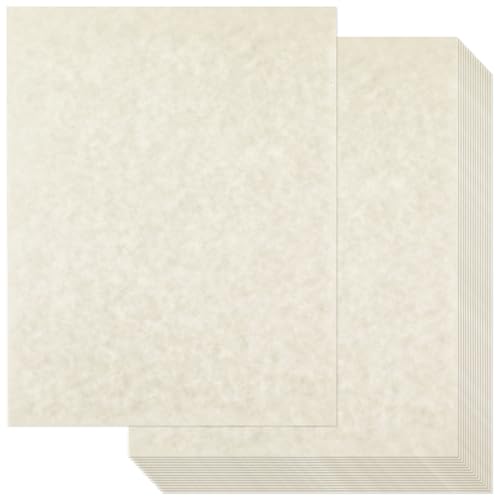 Papier sulfurisé pour vieillesse Epakh 21,6x27,9 cm pour vos lettres et invitations vintage