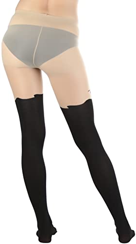 Image of ToBeInStyle Women's Cute Thigh High Printed Character Tights