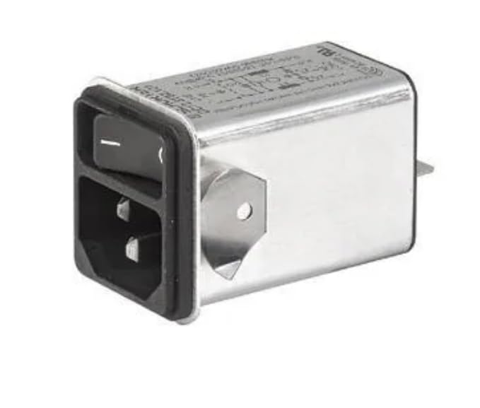 DC12.5102.101, AC Power Entry Modules Snap-in 2-Pole 10A Standard