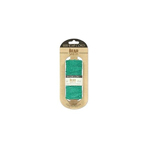 Hemp Twine Bead Cord 1mm 197 Feet DARK GREEN
