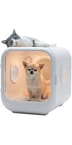 Amazon | しっぽの幸せ ペットドライルーム 67L大容量 モーター2基搭載