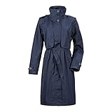 Normale Passform Didriksons 1913 Damen Mantel LOVA WNS Coat 3 mit hohem Kragen Dark Night Blue, 46