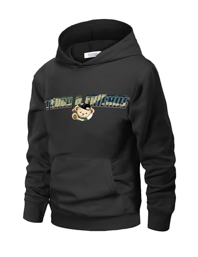 Image of Arshiner Unisex Kids Soft Pullover Hooded Sweatshirt with Pocket Basic Hoodies Sportswear Age 4-13 Years