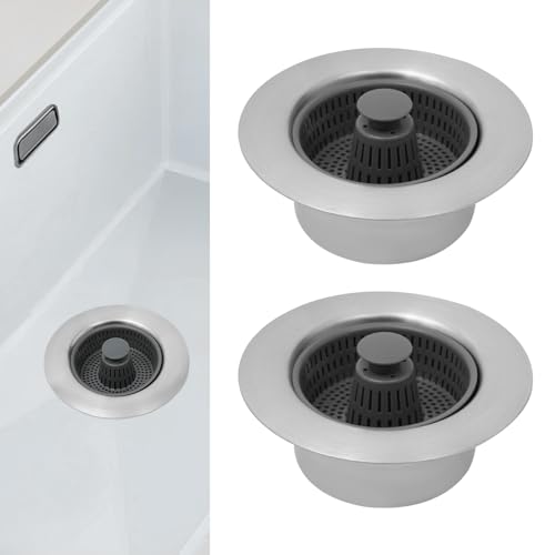 2PCS Coladores para Fregadero de Cocina 4.25" Acero Inoxidable miniatura 5