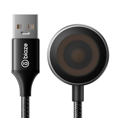 Biaze iWatch Charger USB, Compatible with iWatch 10/9/Ultra 2/8/7/6/SE/5 Series iWatch Accessories Quick Magnetic Charger Base