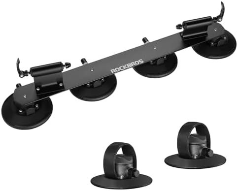 ROCKBROS Suction Cup Bike Rack Quick Release Aluminium Alloy for ...