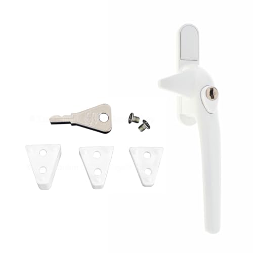 Genius® Cockspur Window Handle 9mm to 21mm White - Right Hand