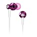 Earphone, iRAG® RLaB EXT3000 Premium Earbud with Microphone Stereo, Noise Isolating Headphone Headset - Made for iPhone | iPod | iPad | Android Smartphone | MP3 Player | Tablet | Laptop | Macbook (Pink/White)