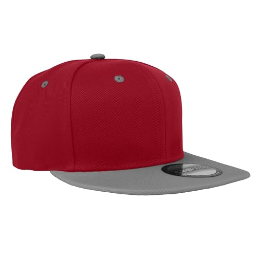 Image of Gelante Snapback Hats for Men - Flat Bill Brim Baseball Cap Hat - Plain Blank Adjustable