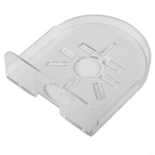 Wall Mounted Shelf for CCTV Camera No Drill Installation with Cord Access Hole for Webcams and Monitors (Transparent) - Image 2