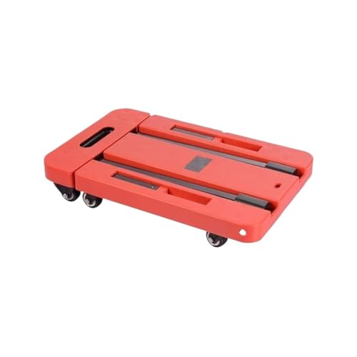 Dolly Cart plegable con 6 ruedas y mango telescópico miniatura 1