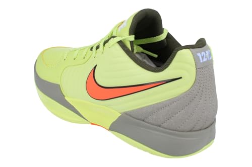 Nike Ja 2 Basketball Shoes (FD7328-001, Black/Light Smoke Grey/Light Lemon Twist/Phantom) - Image 3