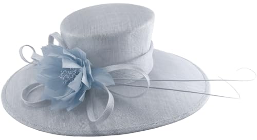 Chapeau Ascot bleuet pour mariage et cérémonies chic en plein air Failsworth Taille M