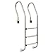 Produktbild vidaXL Pool-Leiter 3 Stufen Poolleiter Schwimmbecken Leiter 120 cm Edelstahl 304