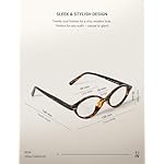 TIJN Olisa Blue Light Blocking Glasses for Women Men,Oval Glasses Frame Bluelight Glasses for Gaming/Computer/Screen - Image 4