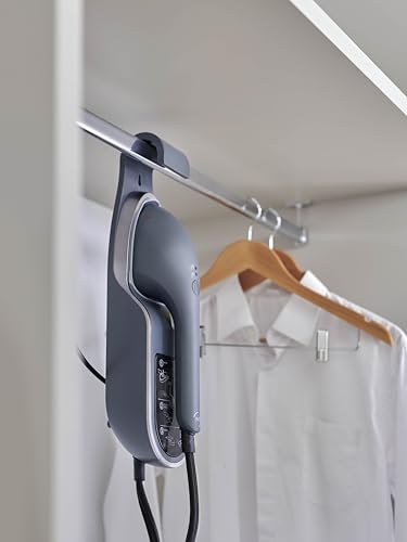 Image of JVD Velyss 2-in-1 Garment Steamer & Steam Iron, 1500W, Foldable, Vertical Steam, Kills 99.9% Bacteria