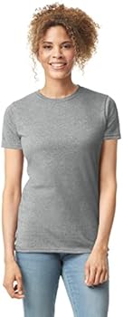 COOZO Dames Set van 5 Effen Vrouwelijke T-Shirts met Korte Mouwen - 5 × Donkere Heide - S