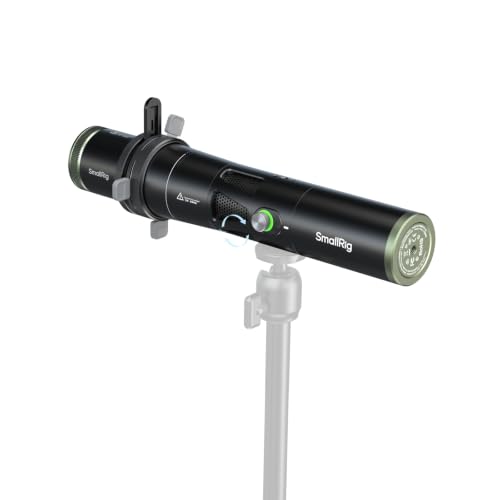 Image of SmallRig RF 20C 20W LED Photography Flashlight, 5 Colors & SP Air Spotlight | 10000mAh Portable Zoomable Spotlight with 20 Pattern Gobos, 4X Brightness Snoot with 10 Metal Gobos for Portrait Video - 6377
