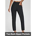 baleaf Womens Travel Pants Lightweight Stretch with Zipper Pockets Petite Ankle Dressy Golf Work Business Casual Slacks - Image 5