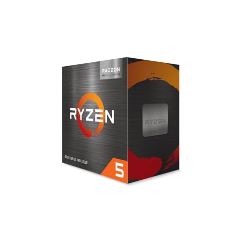 Image of AMD Ryzen 5 5600G Socket AM4 Desktop Processor (6-Core /12-Thread, 19Mb Cache, Up to 4.4 Ghz Max Boost) with Radeon Graphics (2024 Edition)