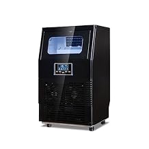 Countertop ice Maker Machine Ice Maker Machine Commercial Ice Machine Portable Ice Maker Home Appliances Ice Generator High Production 40kg /55kg Electric Ice Maker Color HZB40FA - 40kg 24H