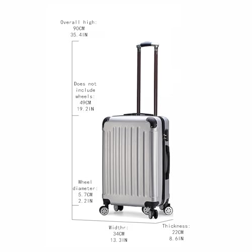 Suitcase 20 Inch Trolley Case with Large Capacity and Universal Wheels for Traveling and Reducing The Weight of The Suitcase(Pink)2