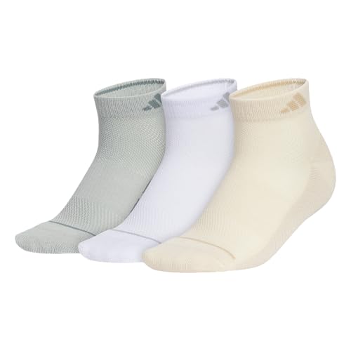 Image of adidas Women's All Day Training Socks 3 Pairs | 3-Pack, Targeted Cushioning, Arch Support, Breathable Moisture-Wicking, Reinforced Heel & Toe, All-Day Comfort