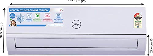 Image of Godrej 2.3 Ton 3 Star Split AC (Copper GSC 30 DGN 3 DWQH White)