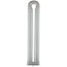 Sunlite 05180-SU T10 Fluorescent U-Shaped Light Bulb, 50 Watts, UV Light, 365nm Color Wavelength, GX10q 4-Pin Base, Plug-In, 5,000 Hour Life Span, Clubs, Restaurants, Party Lights, Blacklight, 1 Count