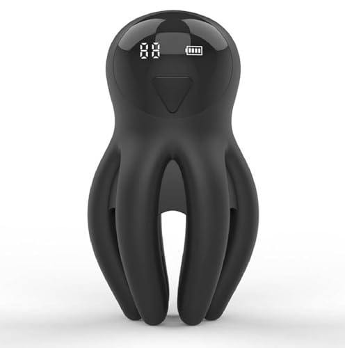 Whimsical Rechargeable Personal Trainer Tool 10 Modes Flexible Octopus Design Soft Textured Interior